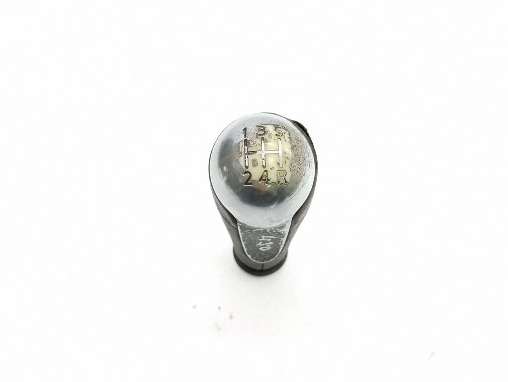 Gear lever shifter trim leather/knob