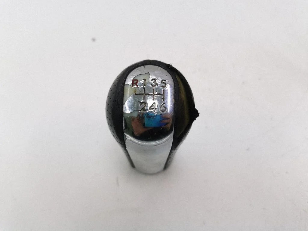 Gear lever shifter trim leather/knob