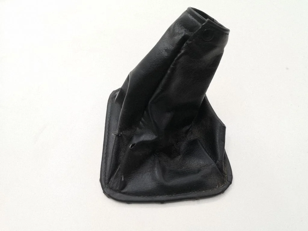 Gear lever shifter trim leather/knob