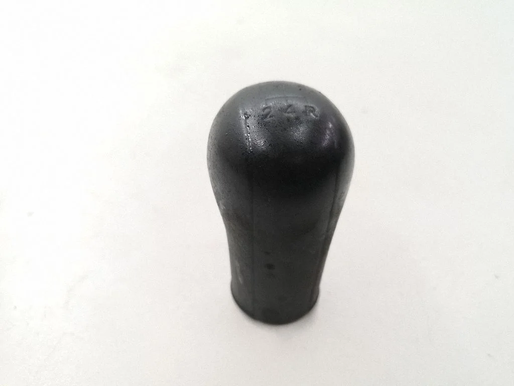 Gear lever shifter trim leather/knob