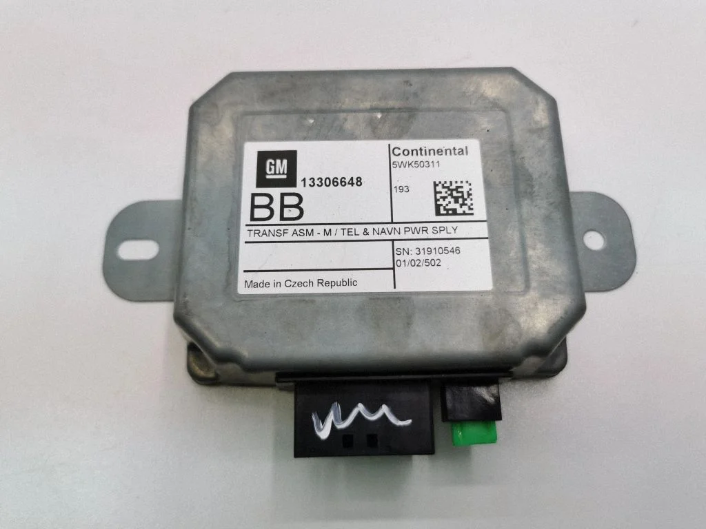 GPS navigation control unit/module 13306648