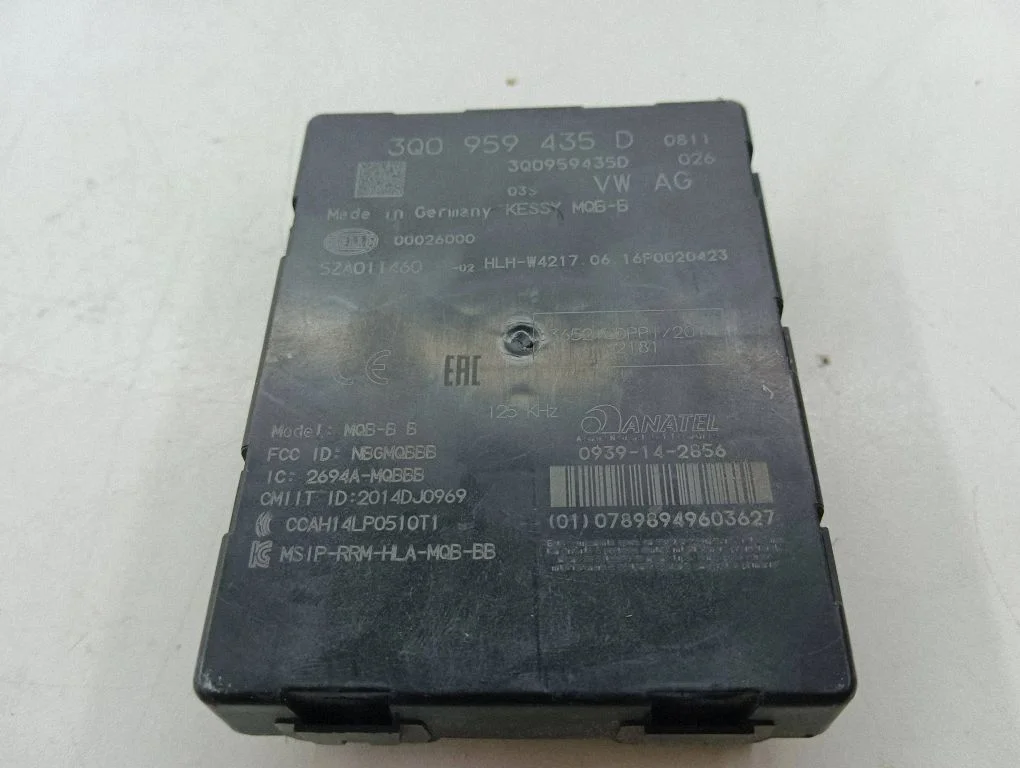 Bezatslēgas sistēmas KESSY (keyless) vadības bloks/modulis 3Q0959435D