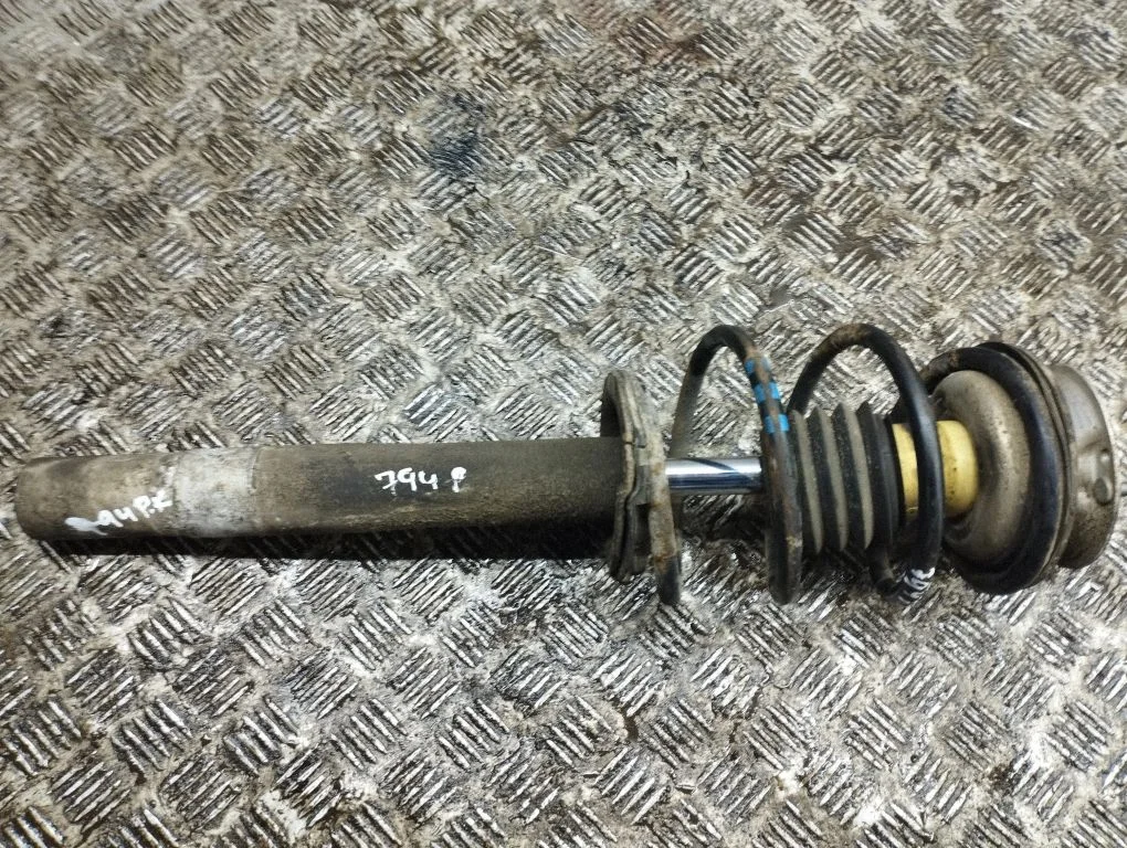 Front shock absorber with coil spring – left