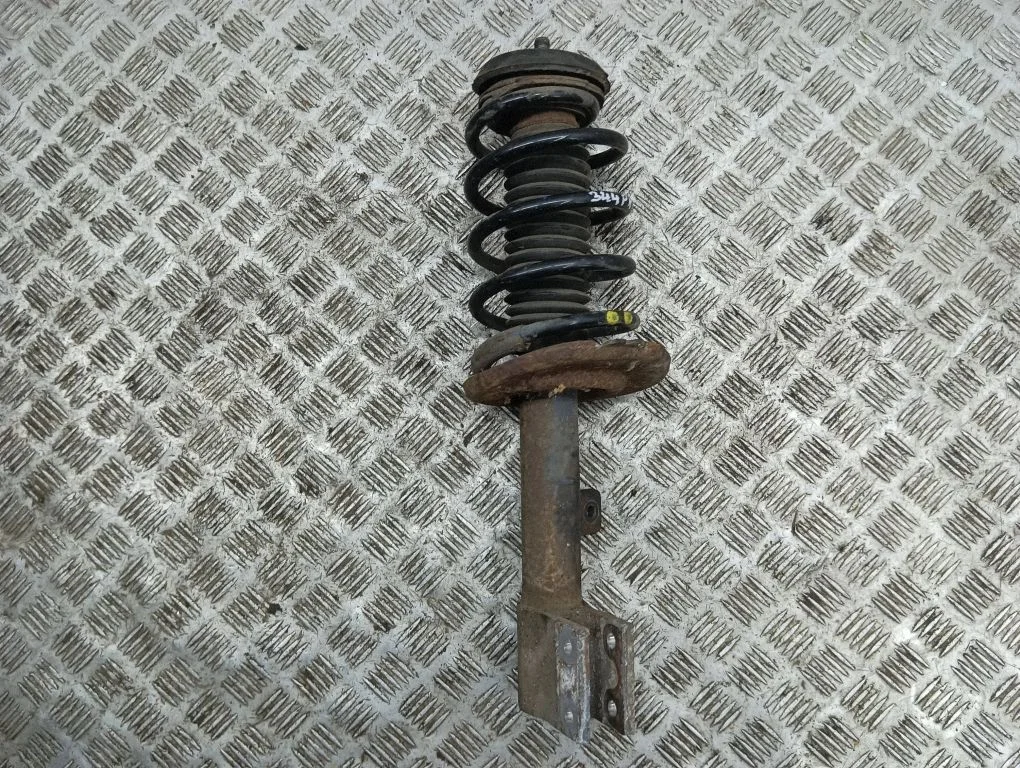 Front shock absorber with coil spring – left