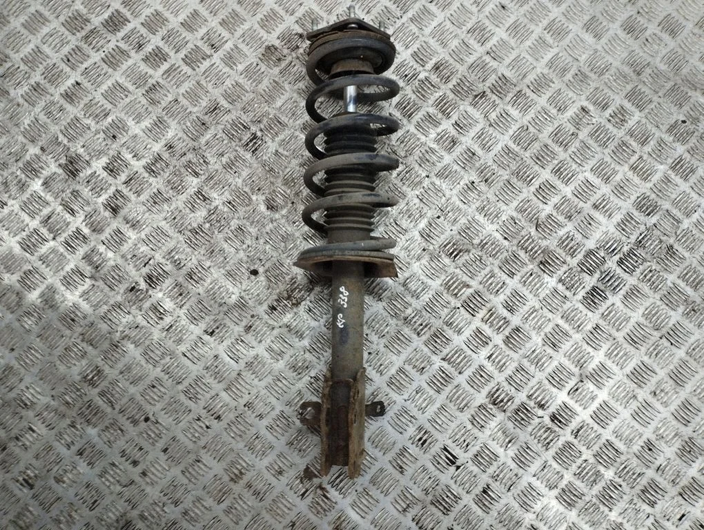 Front shock absorber with coil spring – left