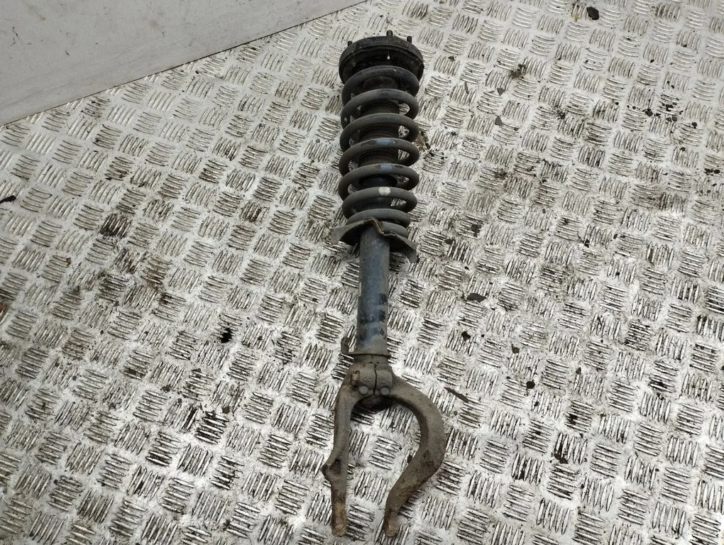 Front shock absorber with coil spring – left