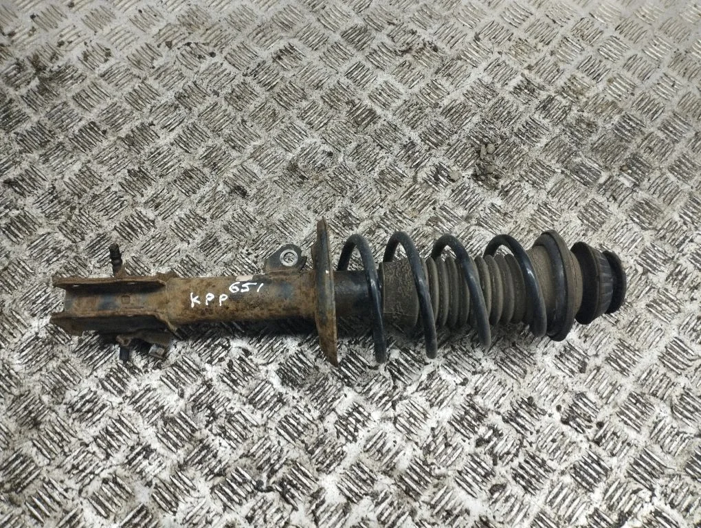 Front shock absorber with coil spring – left