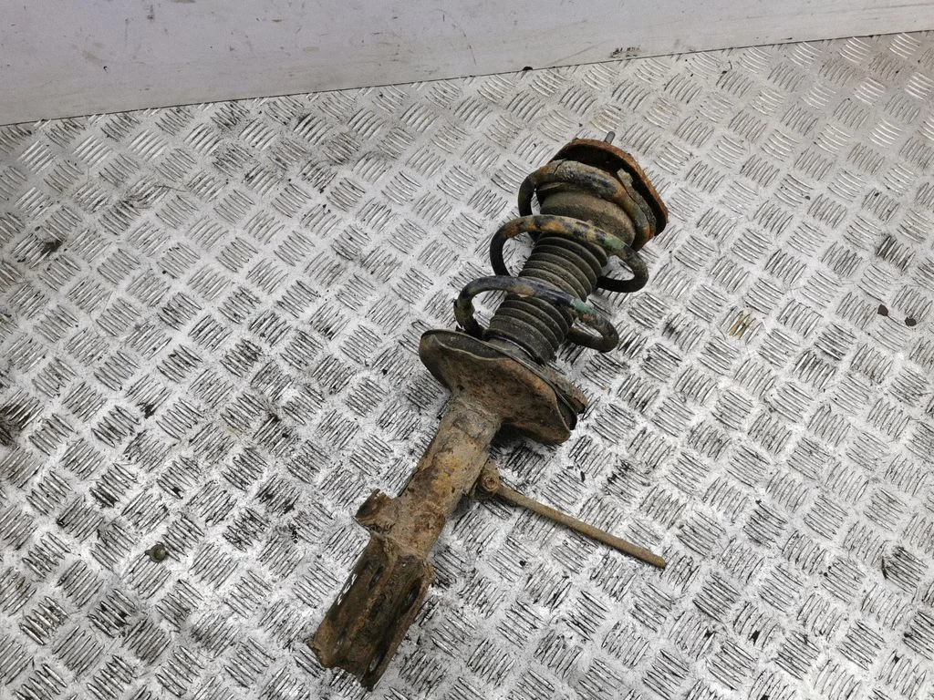 Front shock absorber with coil spring – left