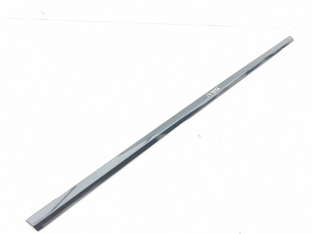 Rear door glass trim molding – left