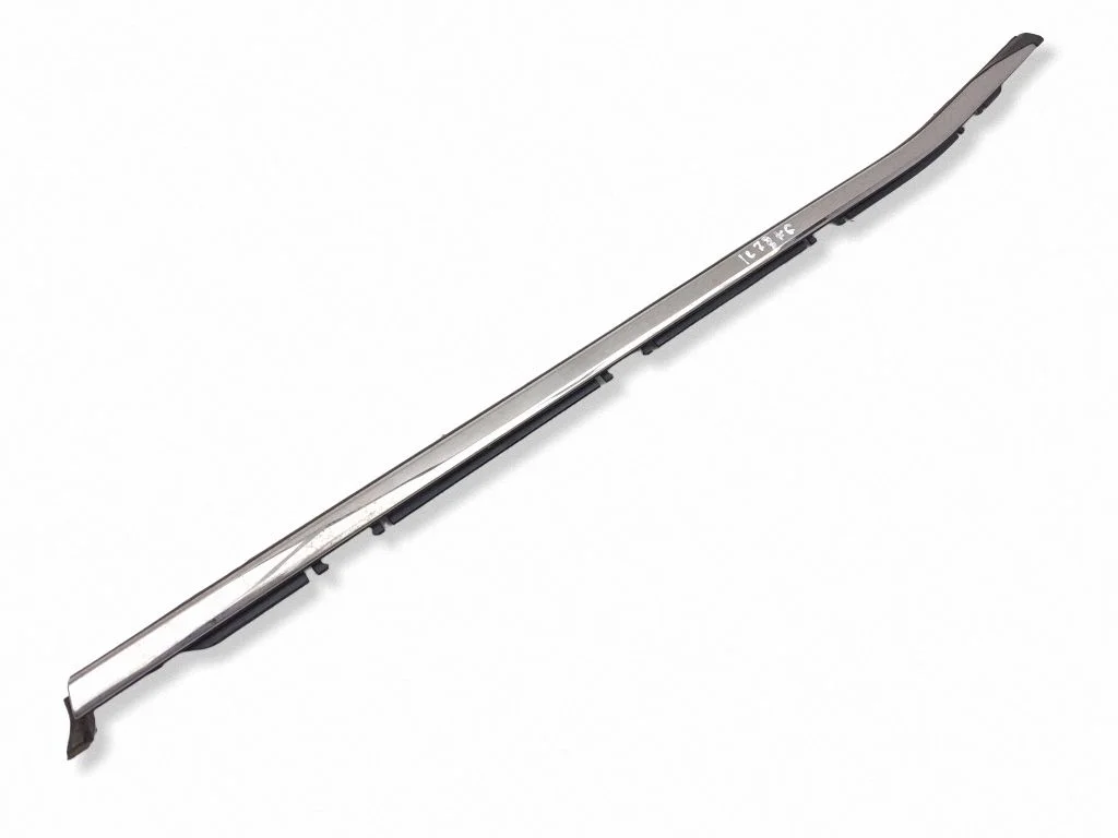 Rear door glass trim molding – left