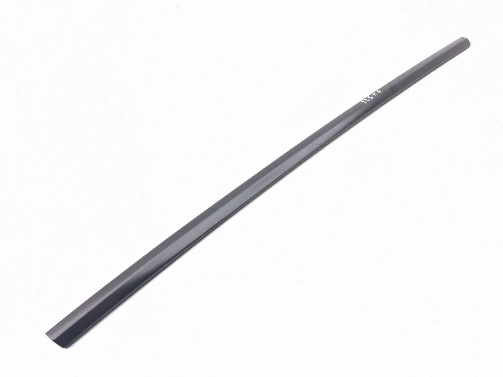 Rear door glass trim molding – left