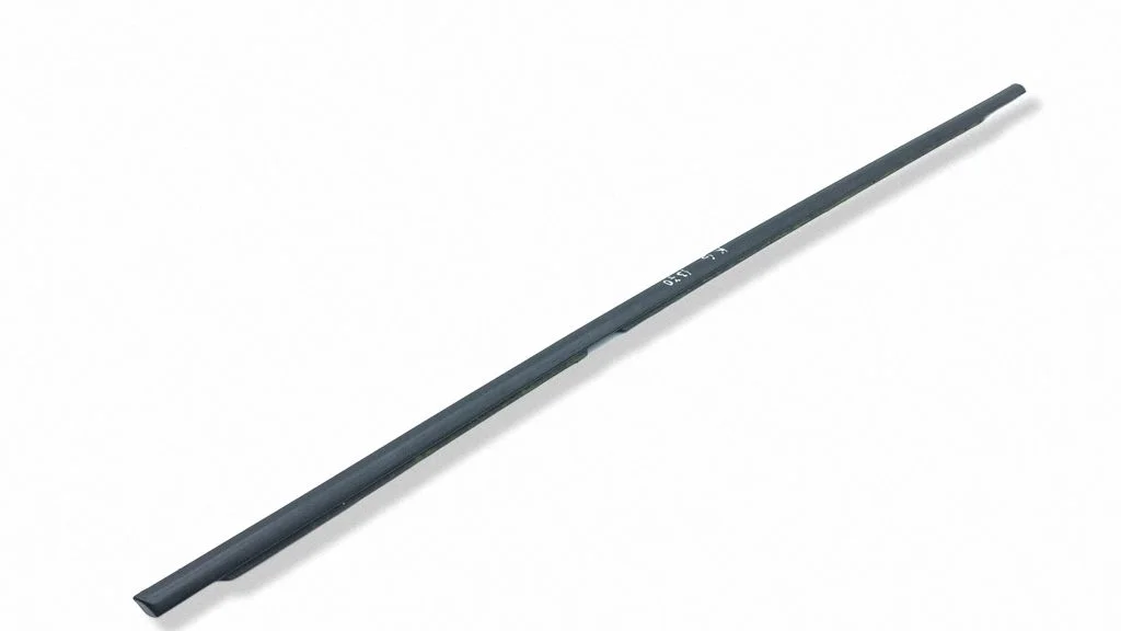 Rear door glass trim molding