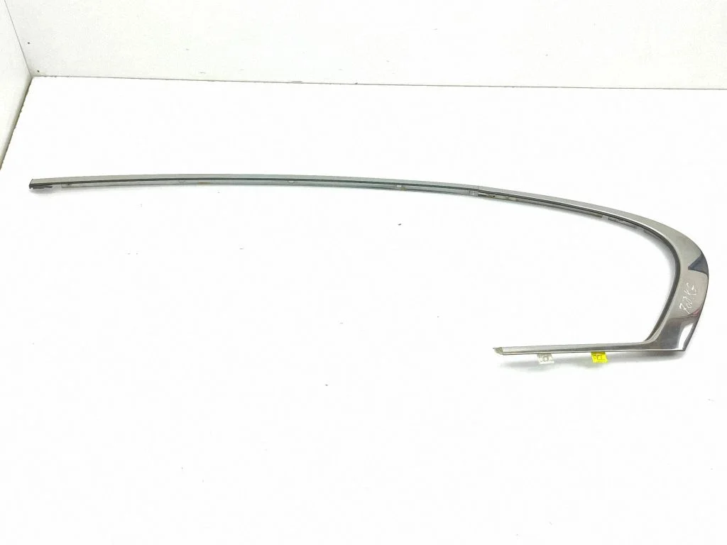Rear door glass trim molding – left