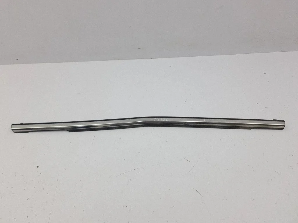Rear door glass trim molding – left