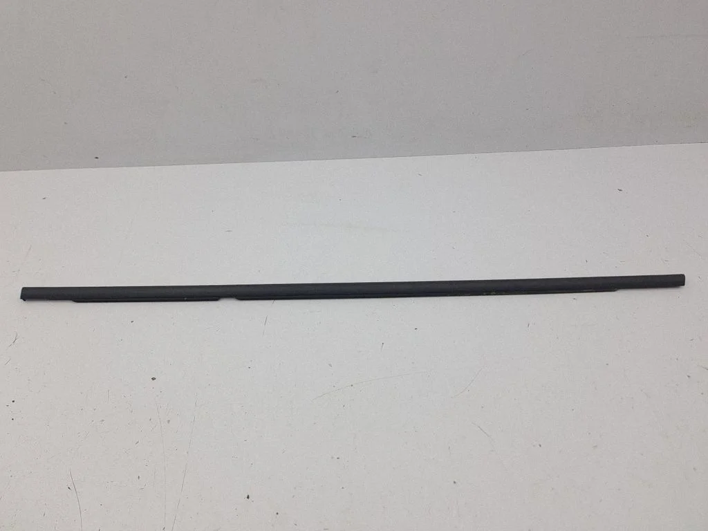 Rear door glass trim molding – left