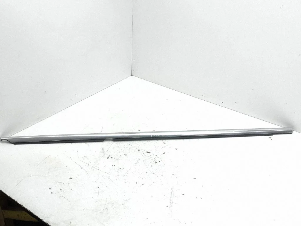 Rear door glass trim molding – left