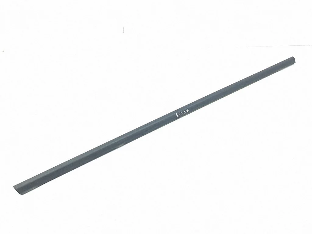 Rear door glass trim molding – left