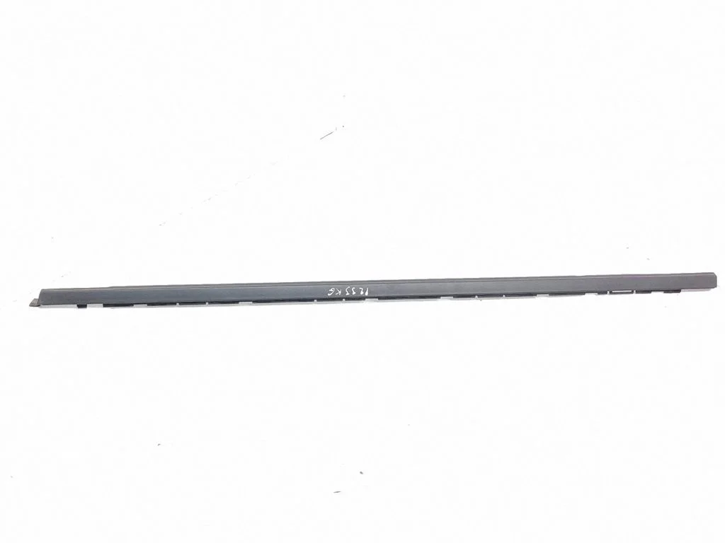 Rear door glass trim molding – left
