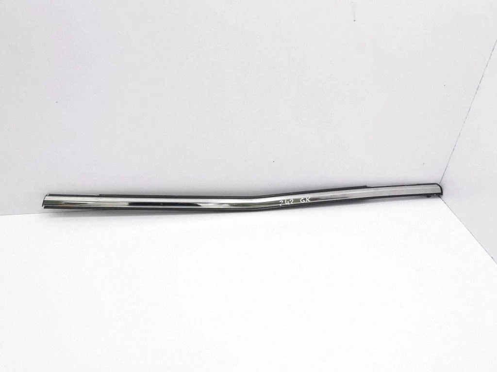 Rear door glass trim molding – left