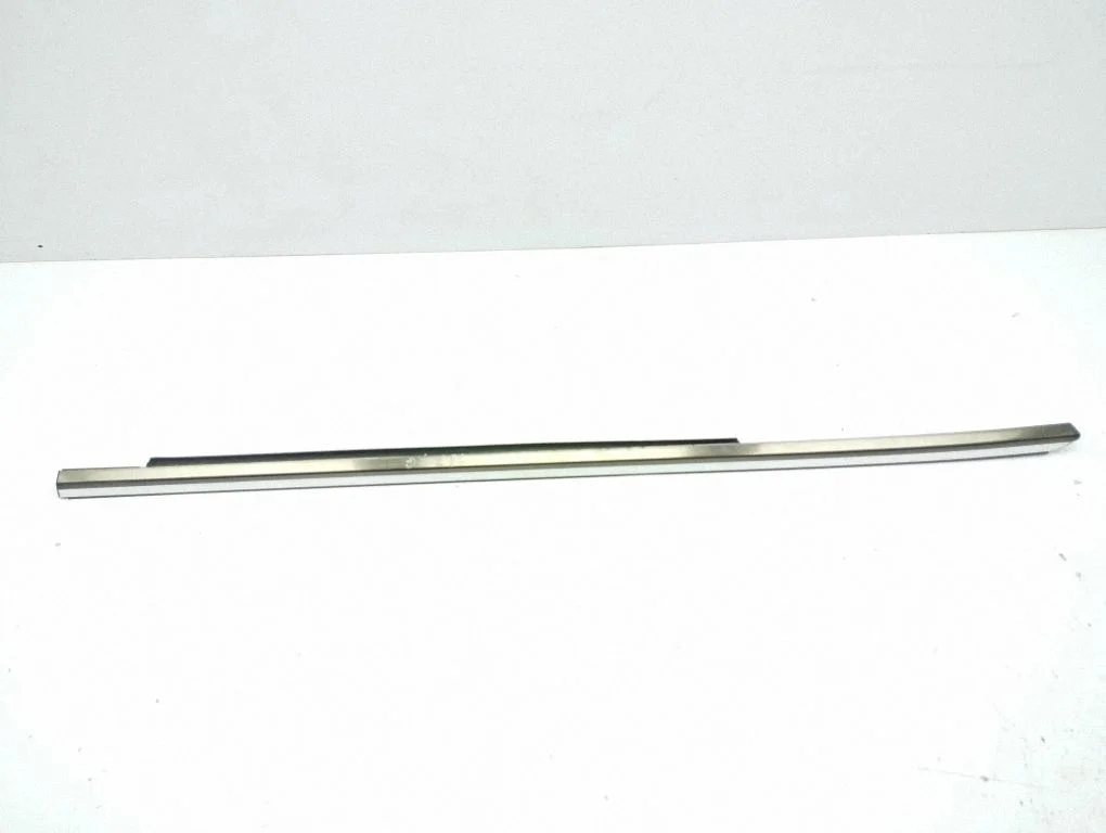 Rear door glass trim molding – left