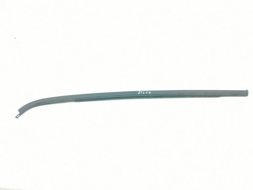 Rear door glass trim molding – left