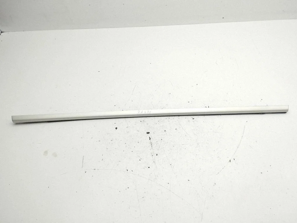 Rear door glass trim molding – left