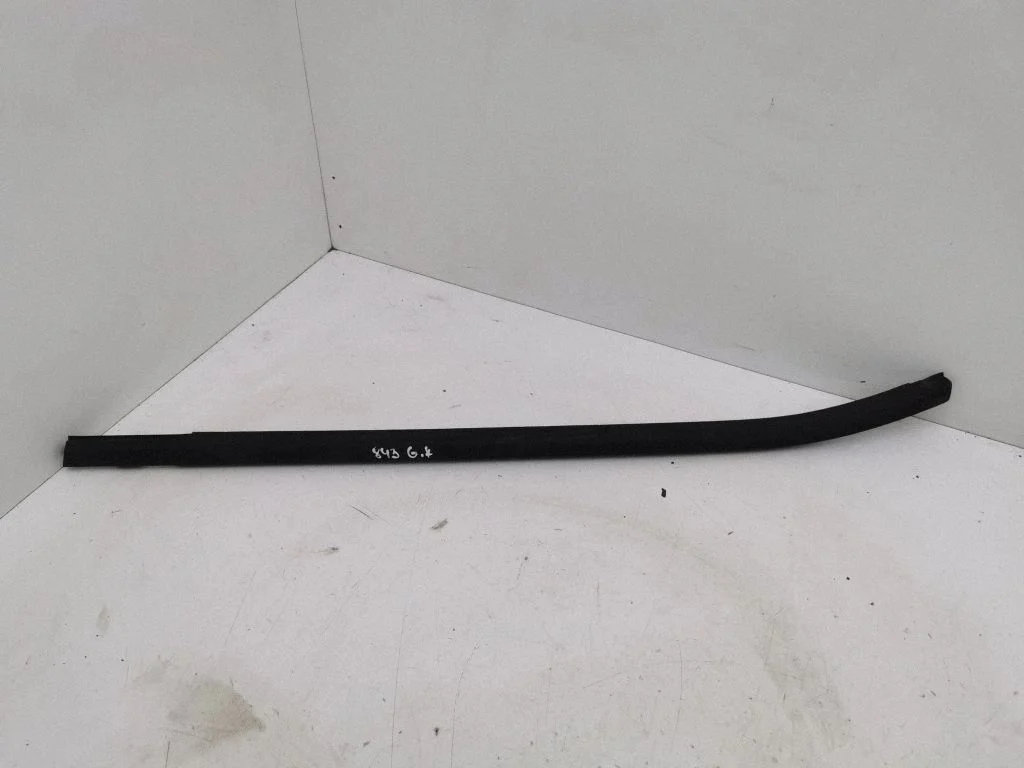 Rear door glass trim molding – left