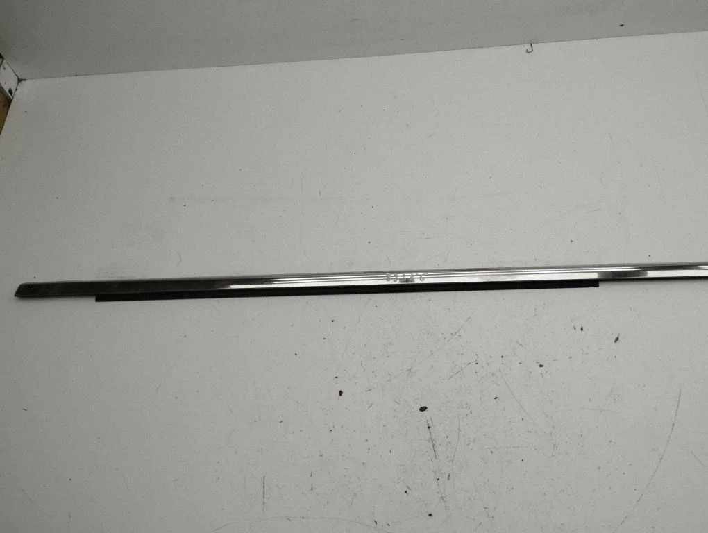 Rear door glass trim molding – left