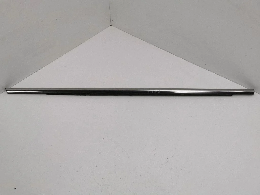 Rear door glass trim molding – left