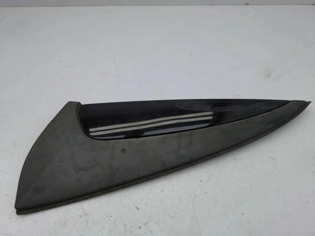 Rear door glass trim molding – left