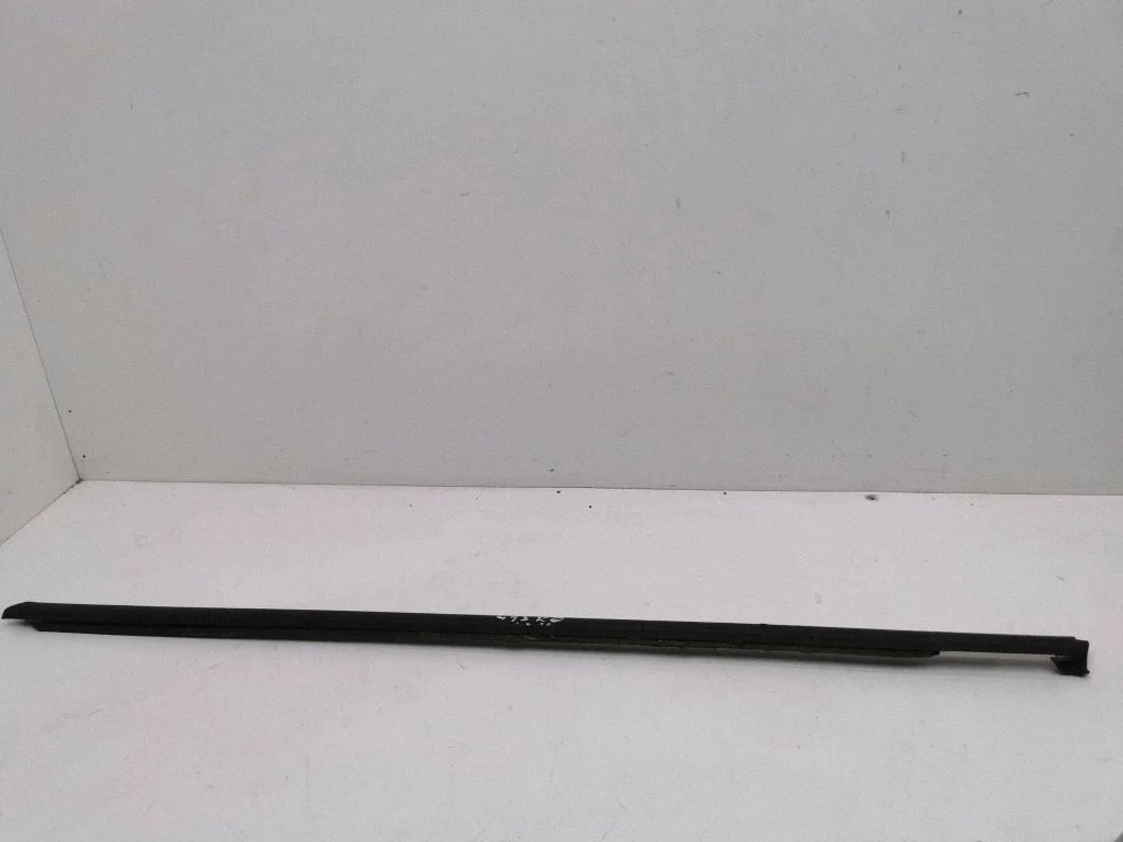 Rear door glass trim molding – left