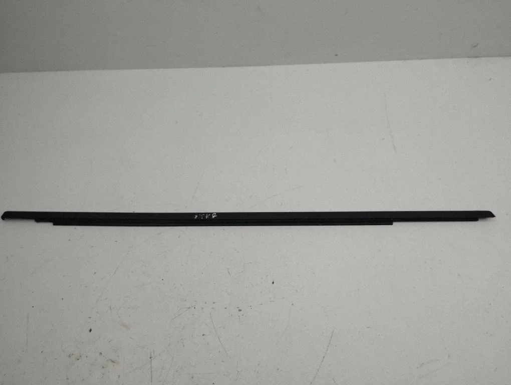 Rear door glass trim molding – left
