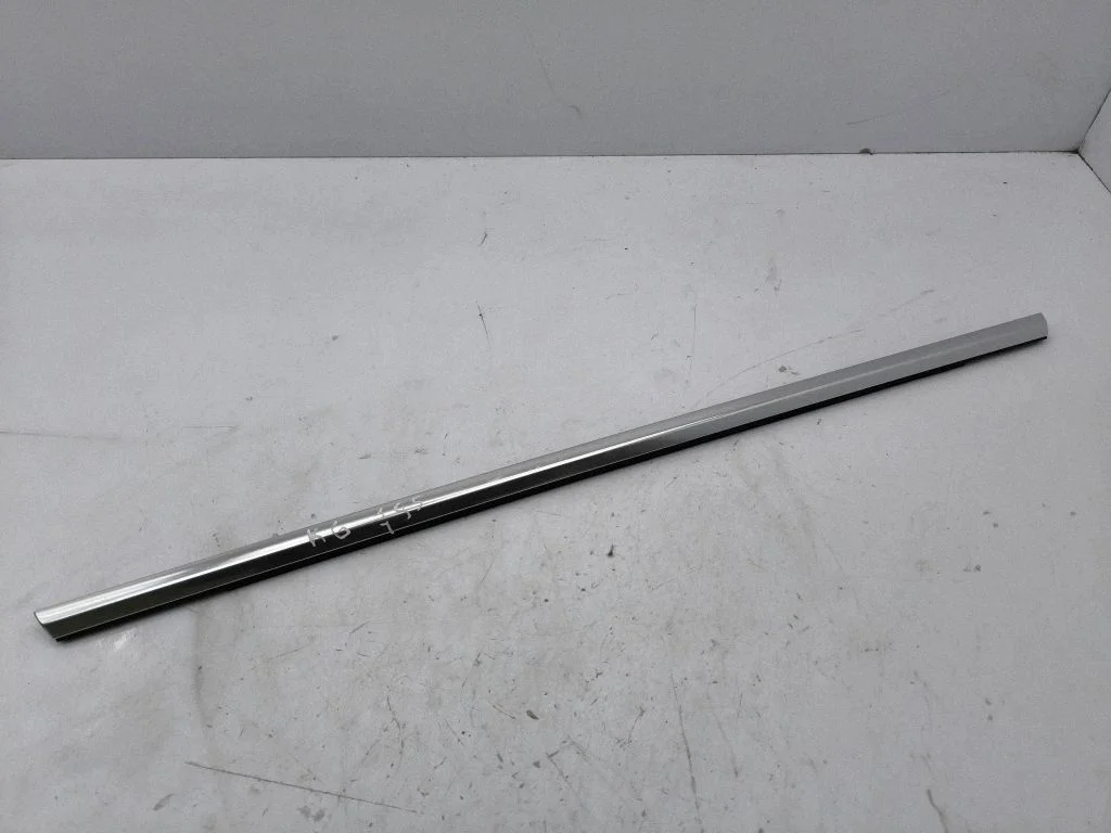 Rear door glass trim molding – left