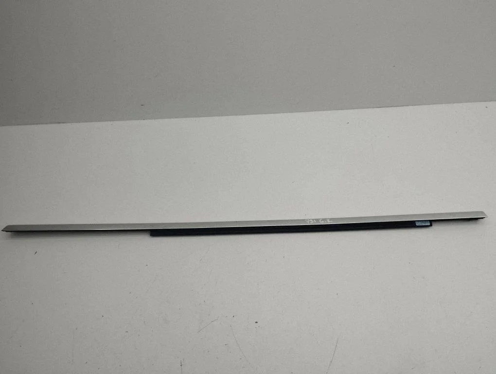 Rear door glass trim molding – left