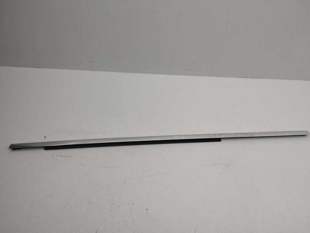 Rear door glass trim molding – left