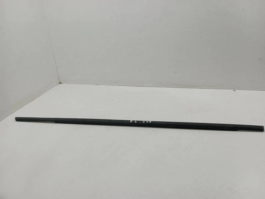 Rear door glass trim molding – left