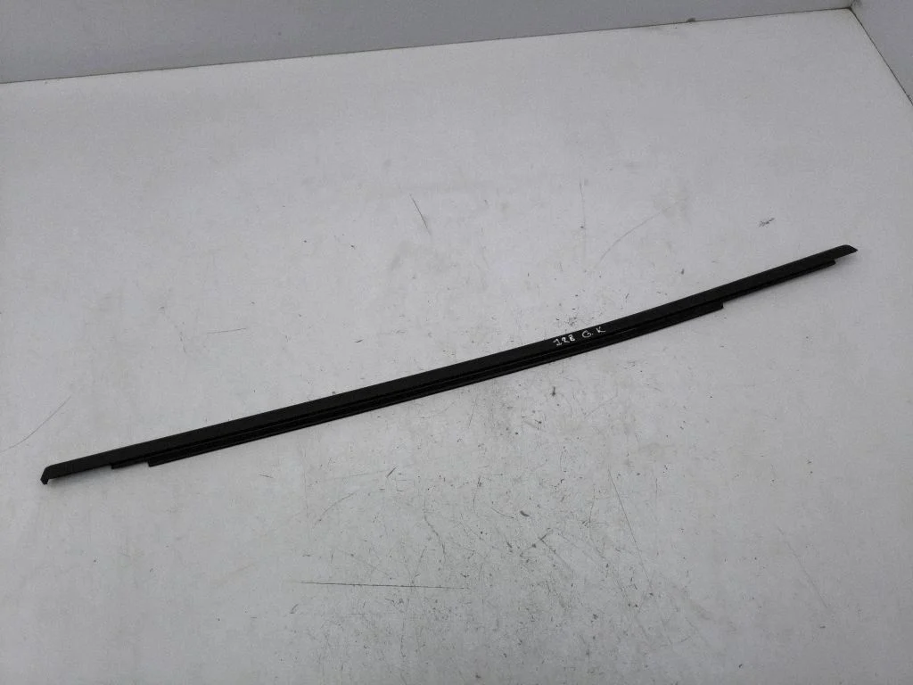 Rear door glass trim molding – left