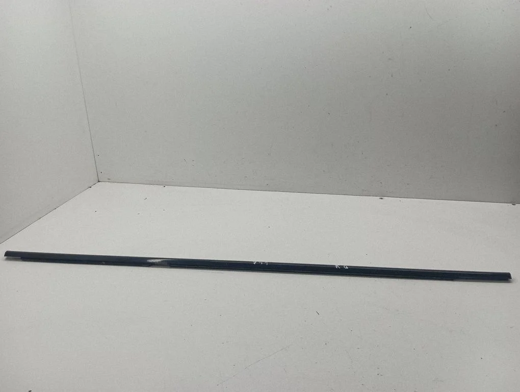 Rear door glass trim molding – left