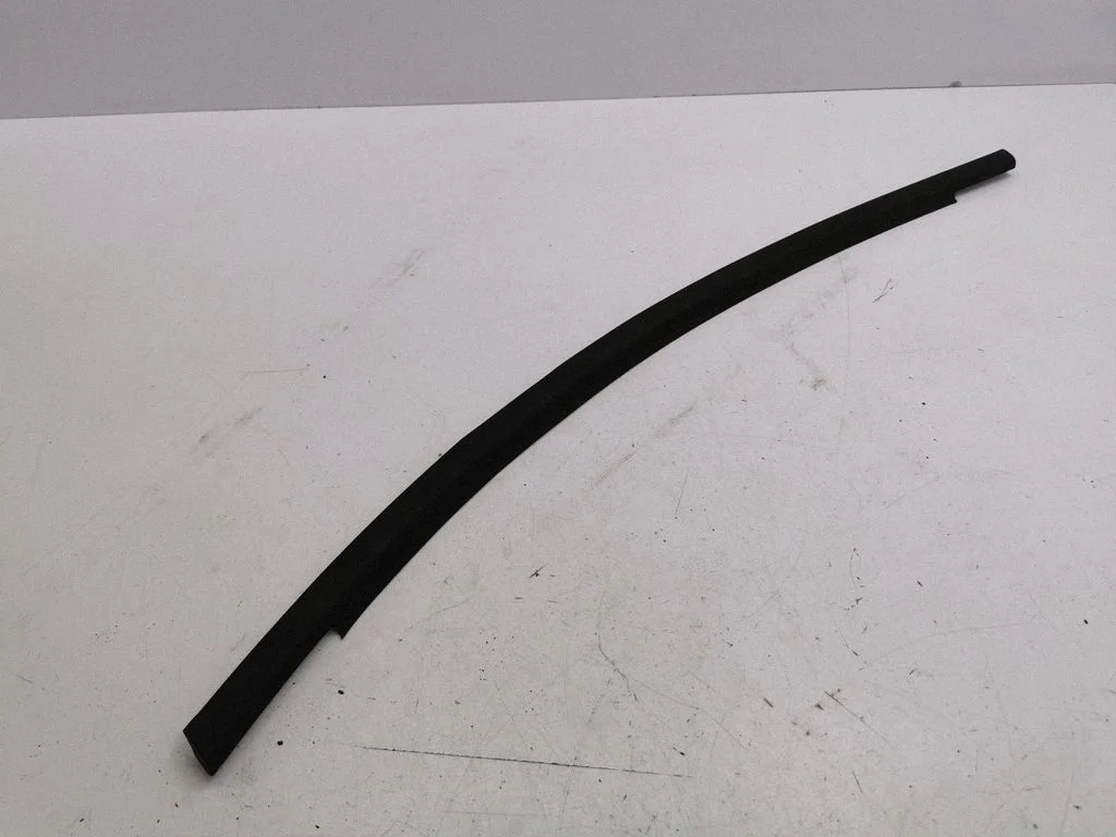 Rear door glass trim molding – left