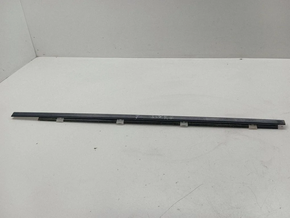 Rear door glass trim molding – left