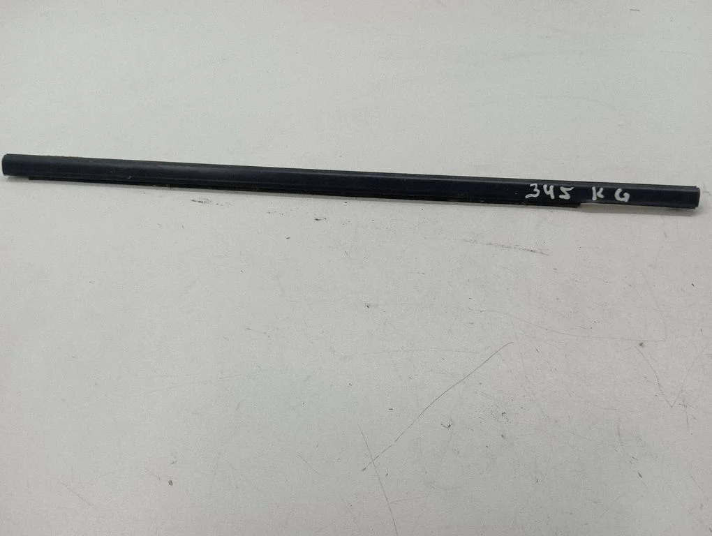 Rear door glass trim molding – left