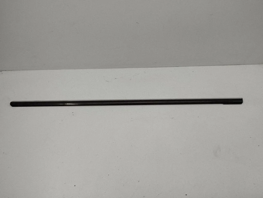Rear door glass trim molding – left