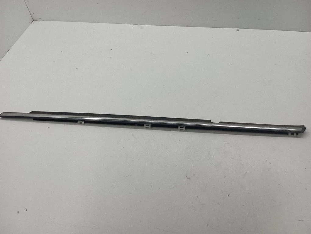 Rear door glass trim molding – left