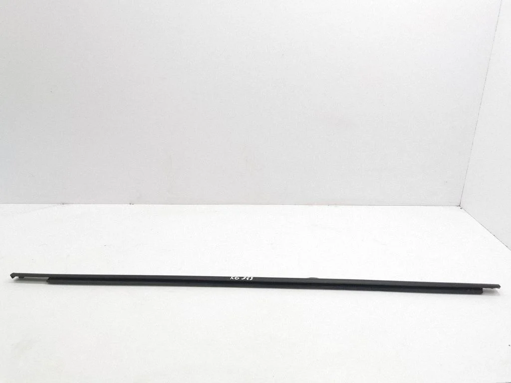 Rear door glass trim molding – left