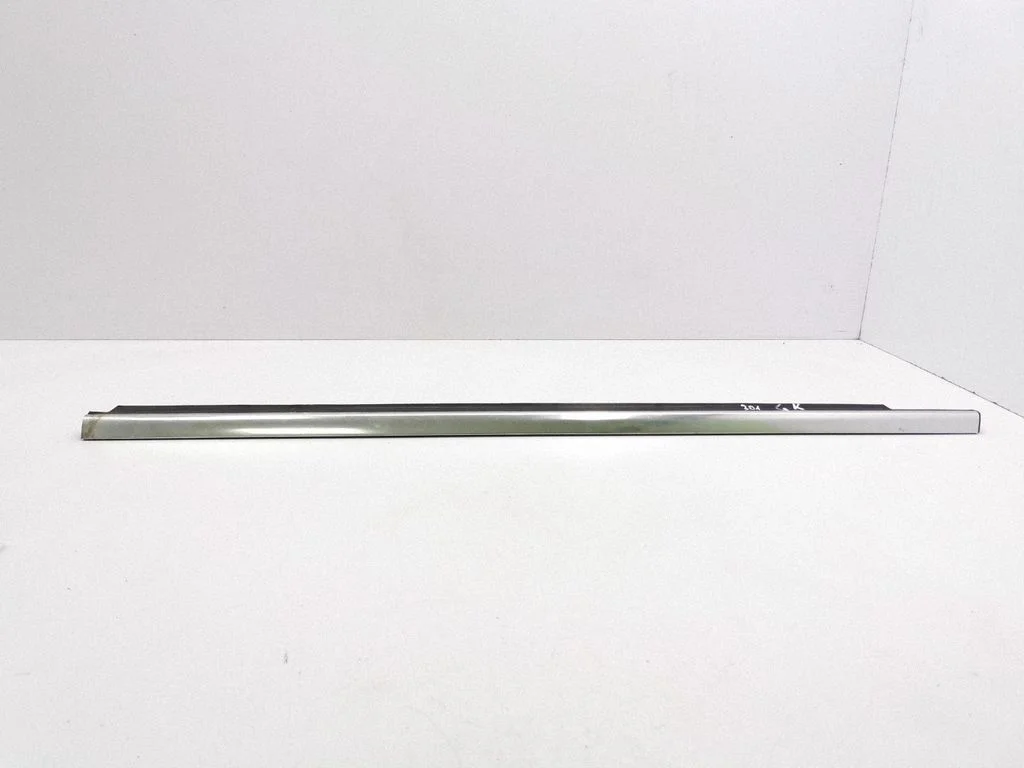 Rear door glass trim molding – left