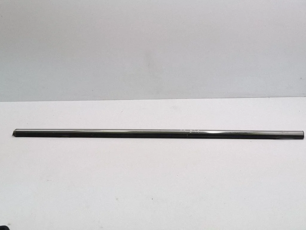 Rear door glass trim molding – left