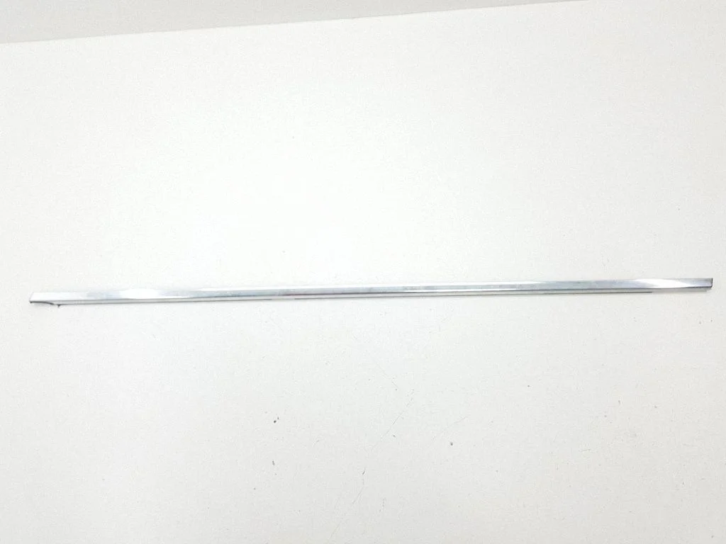 Rear door glass trim molding – left