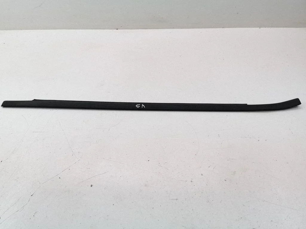 Rear door glass trim molding – left