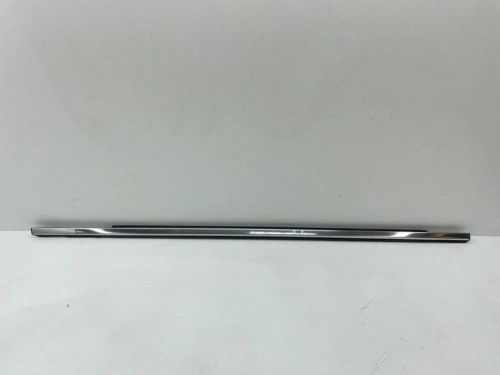 Rear door glass trim molding – left