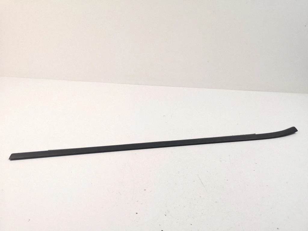 Rear door glass trim molding – left